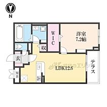 京都府京都市左京区下鴨北芝町（賃貸マンション1LDK・1階・47.57㎡） その2