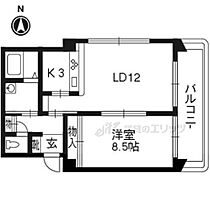 京都府京都市東山区大和大路通三条下る２丁目新五軒町（賃貸マンション1LDK・5階・53.66㎡） その2