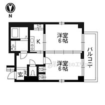 京都府京都市中京区柳馬場通二条下る等持寺町（賃貸マンション2K・3階・38.50㎡） その2