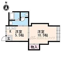 京都府京都市左京区田中里ノ前町（賃貸マンション1DK・4階・38.07㎡） その2