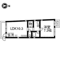 サンタ・アガータ 201 ｜ 京都府京都市上京区室町通上御霊前上る竹園町（賃貸マンション1LDK・2階・39.14㎡） その2