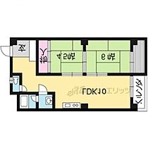 京都府京都市左京区一乗寺築田町（賃貸マンション2LDK・5階・49.50㎡） その2