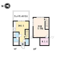 叡山電鉄叡山本線 修学院駅 徒歩7分の賃貸マンション 1階1DKの間取り