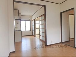 京都市営烏丸線 松ヶ崎駅 徒歩6分の賃貸アパート 1階2DKのリビング/ダイニング