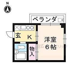 間取図画像 1K