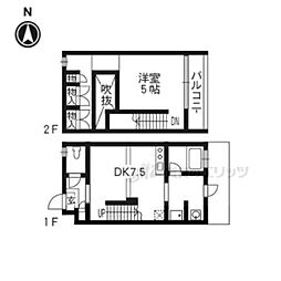 PalazzodiRatti 1DKの間取図画像