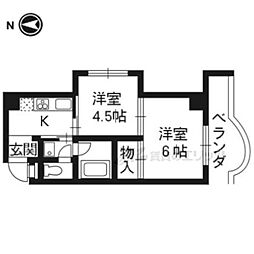 ラセットアベニュー 2Kの間取図画像