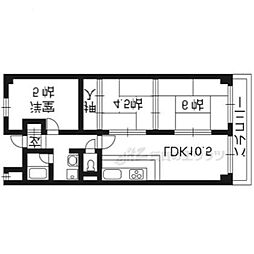ロイヤルプラザビル 3LDKの間取図画像
