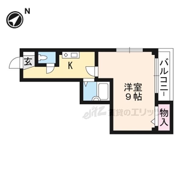 Ａｍｐｌｅｕｒ 406｜滋賀県大津市中央４丁目(賃貸マンション1K・4階・30.53㎡)の写真 その2