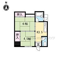 滋賀県大津市長等３丁目（賃貸マンション2K・2階・34.02㎡） その2