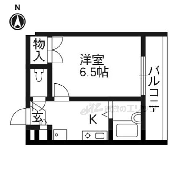 レオパレス明和 204｜京都府京都市山科区勧修寺下ノ茶屋町(賃貸アパート1K・2階・20.24㎡)の写真 その2