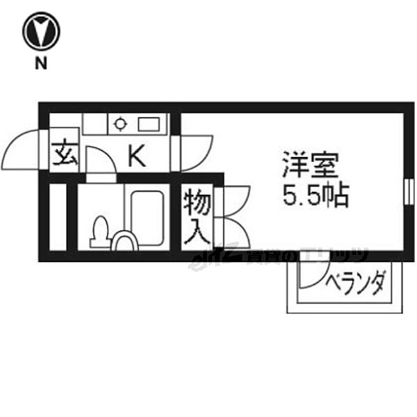 レオパレスＲＸ山科 401｜京都府京都市山科区大宅辻脇町(賃貸マンション1K・4階・16.80㎡)の写真 その2