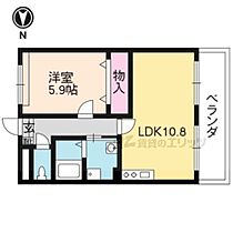 アプローズ 208 ｜ 滋賀県大津市野郷原１丁目（賃貸マンション1LDK・2階・42.13㎡） その2