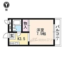 ハーブコート 3-C ｜ 滋賀県大津市皇子が丘１丁目（賃貸マンション1K・3階・22.68㎡） その2