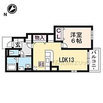 滋賀県野洲市西河原（賃貸アパート1LDK・1階・45.82㎡） その2