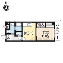 CREST音羽 208 ｜ 京都府京都市山科区音羽乙出町（賃貸マンション1DK・2階・33.12㎡） その2