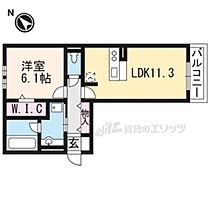 Ｌｅ　ｃｉｅｌ　I 105 ｜ 滋賀県草津市矢倉１丁目（賃貸アパート1LDK・1階・45.02㎡） その2