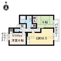 滋賀県近江八幡市多賀町（賃貸アパート2LDK・2階・56.01㎡） その2