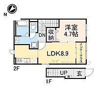 仮称）高宮町アパート新築工事 201 ｜ 滋賀県彦根市高宮町（賃貸アパート1LDK・2階・42.34㎡） その2