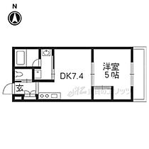 クレドール洛東 302 ｜ 京都府京都市山科区四ノ宮神田町（賃貸マンション1DK・3階・28.00㎡） その2