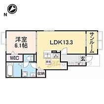 滋賀県彦根市野田山町（賃貸アパート1LDK・1階・50.10㎡） その2