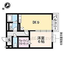 滋賀県大津市堅田１丁目（賃貸アパート1LDK・2階・40.30㎡） その2