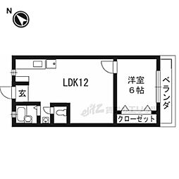 JR東海道・山陽本線 瀬田駅 徒歩5分の賃貸マンション 4階1LDKの間取り