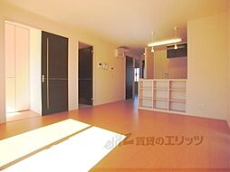 京阪石山坂本線 粟津駅 徒歩5分の賃貸アパート 1階2LDKのリビング/ダイニング