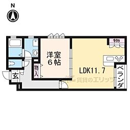 Ｓｔｏｎｅ　Ｖｉｌｌａｇｅ 4階1LDKの間取り