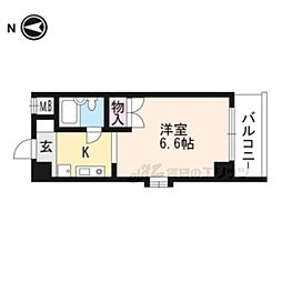 エリッツ10 1Kの間取図画像