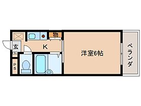 奈良県奈良市法蓮町（賃貸マンション1K・5階・18.11㎡） その2