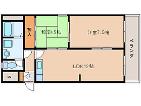 奈良県奈良市三条添川町（賃貸マンション2LDK・3階・53.46㎡） その2