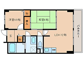 CASA－GRANDE  ｜ 奈良県奈良市大宮町3丁目2-47（賃貸マンション2LDK・4階・51.55㎡） その2