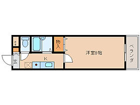 パルスコート新大宮  ｜ 奈良県奈良市大宮町4丁目252-3（賃貸マンション1K・2階・24.30㎡） その2