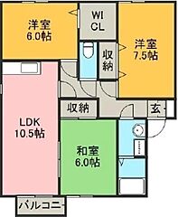 物件の間取り