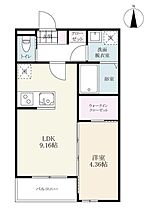 BRAVE BASE ピースポポII 203 ｜ 佐賀県鳥栖市萱方町（賃貸アパート1LDK・2階・34.71㎡） その2