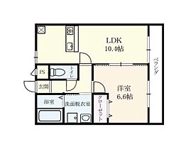 アンプルールクラージュＴＯＳＵ 105 ｜ 佐賀県鳥栖市古賀町（賃貸アパート1LDK・1階・40.13㎡） その2