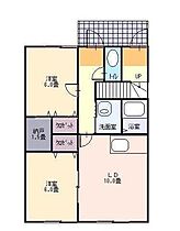 ドルフ I102 ｜ 佐賀県鳥栖市蔵上1丁目（賃貸アパート2LDK・1階・54.55㎡） その2