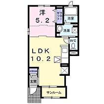 ティフブルーI 101 ｜ 佐賀県鳥栖市養父町（賃貸アパート1LDK・1階・40.02㎡） その2