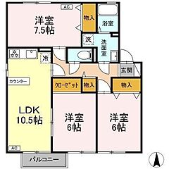 物件の間取り
