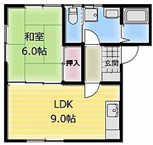 ハイツローゼ I102 ｜ 佐賀県神埼市神埼町尾崎（賃貸アパート1LDK・1階・37.26㎡） その2