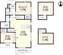 Ｆ’ｓスクエア A101 ｜ 佐賀県神埼郡吉野ヶ里町豆田（賃貸アパート2LDK・1階・55.00㎡） その2