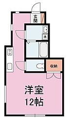 エル・コレクション臨港 ワンルームの間取図画像