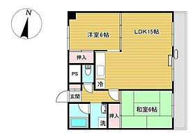 ボナール錦町 605 ｜ 宮城県仙台市青葉区錦町２丁目（賃貸マンション2LDK・6階・58.32㎡） その1