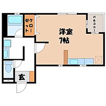 ウィンディービュー  ｜ 栃木県宇都宮市陽南2丁目（賃貸マンション1R・2階・29.18㎡） その2