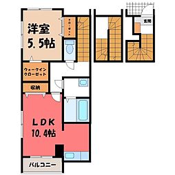 雀宮駅 6.2万円