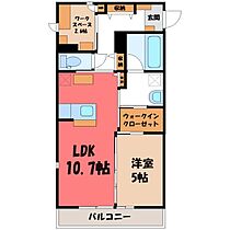 マルベリーコート  ｜ 栃木県下野市駅東2丁目（賃貸アパート1LDK・1階・40.09㎡） その2