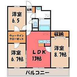 宇都宮駅 10.6万円