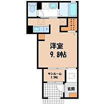 リュミエール  ｜ 栃木県鹿沼市緑町3丁目（賃貸アパート1R・1階・29.40㎡） その2