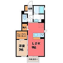 栃木県宇都宮市上戸祭町（賃貸アパート1LDK・1階・33.60㎡） その2